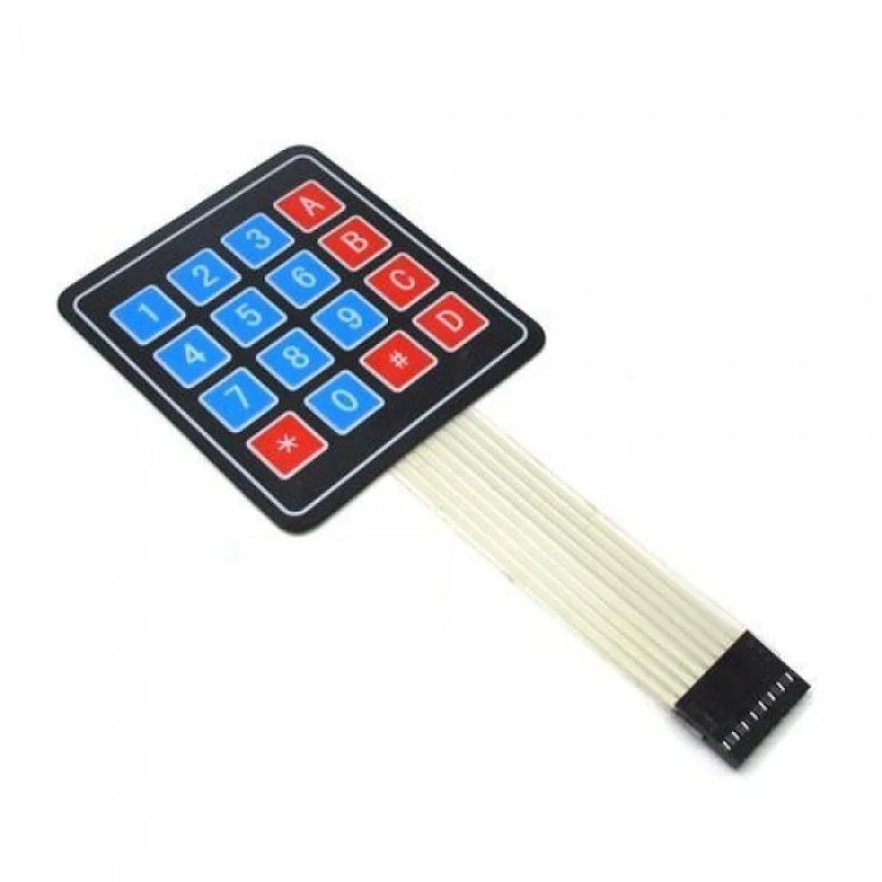 4x4 Matrix Membrane Switch Keypad