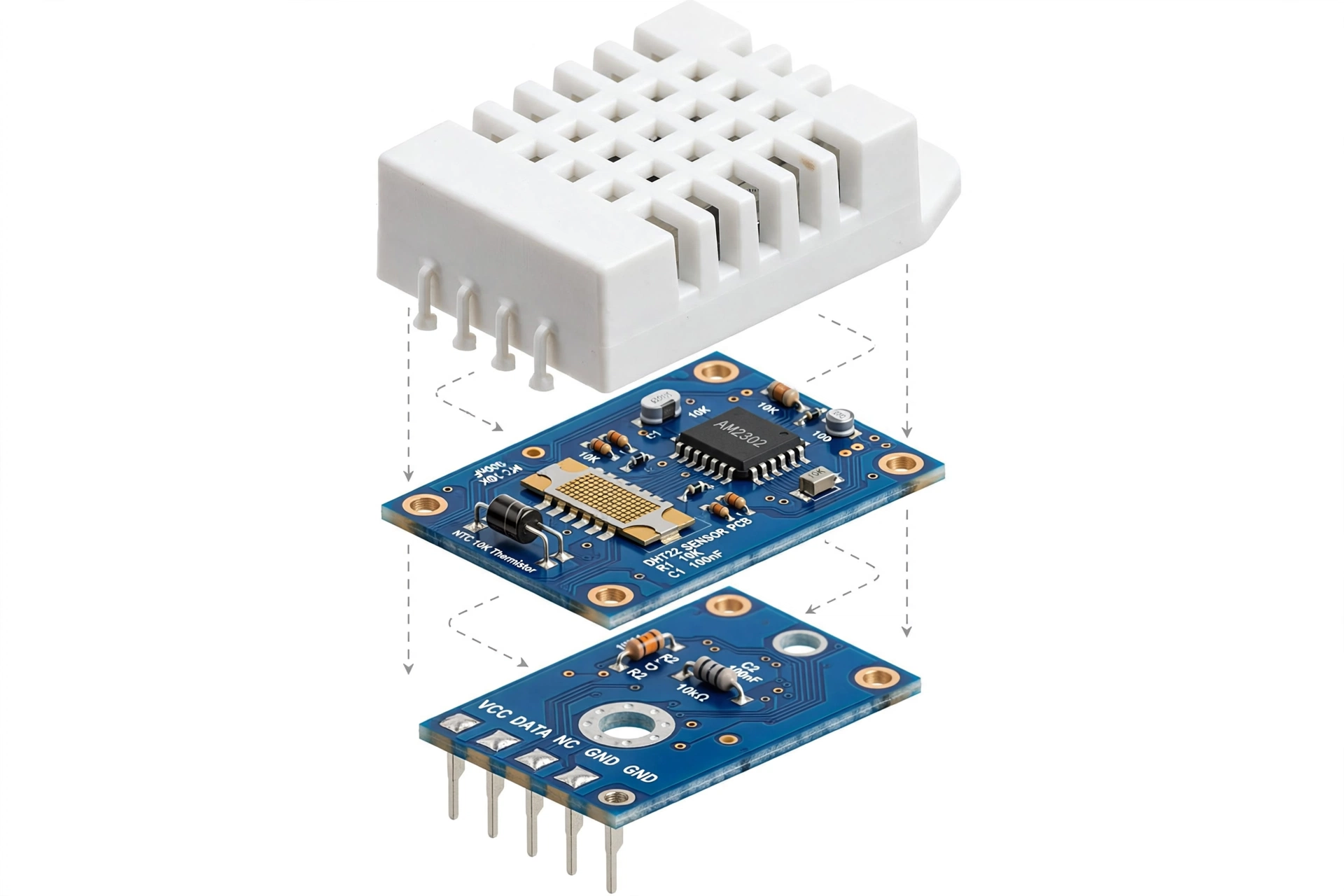 DHT22 (AM2302) Temperature & Humidity Sensor Module