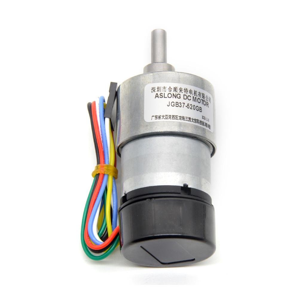 JGB37-520B 12V DC Geared Motor (250 RPM)