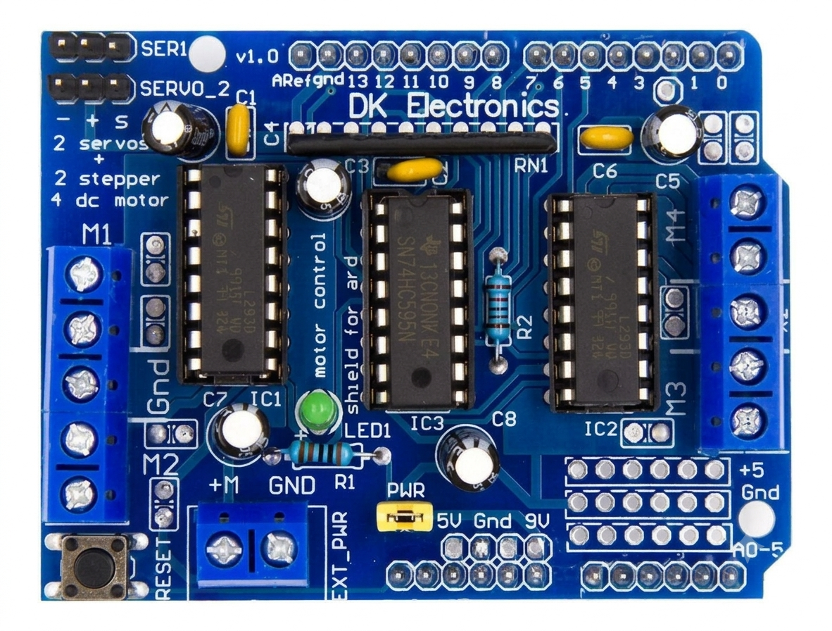 L293D Motor Driver Shield for Arduino